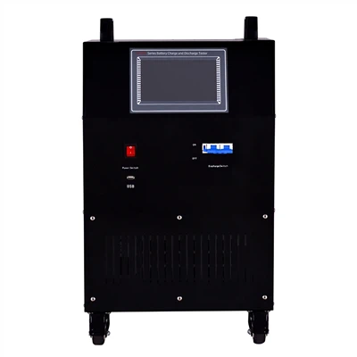 UHV-220/30CF akun lataus- ja purkaustesti